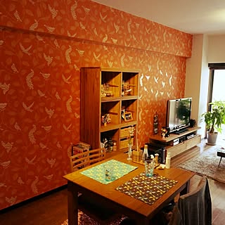 壁紙屋本舗 輸入壁紙ｄｉｙのインテリア 手作りの実例 Roomclip ルームクリップ