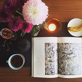 机/アートブック/ティーポット/ティータイム/ダイニングテーブル...などのインテリア実例 - 2016-04-27 18:40:36