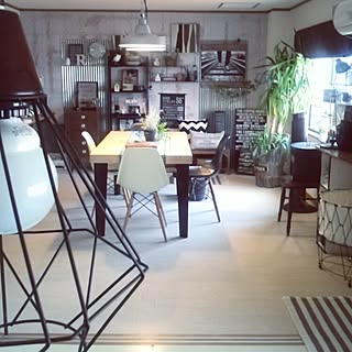 部屋全体/新タグ/カインズホーム♡/ニトリ/ダイニングテーブル&チェア...などのインテリア実例 - 2016-06-15 07:25:45