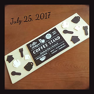 机/セリア/セリア新商品/ウッドボード/ウッドクリップモービル...などのインテリア実例 - 2017-07-26 01:40:39