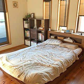 配置換え/*IG→pink.m.k*/おうちすっきりシェルフ/本棚/寝室...などのインテリア実例 - 2019-05-14 18:12:04