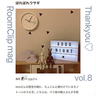 バリ島雑貨/手彫りの置物/壁掛け時計 IKEA/ウォールステッカー/雲型雑貨...などのインテリア実例 - 2019-03-13 08:59:56