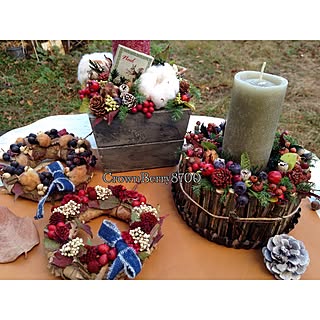 キャンドルリース/キャンドル/クリスマスキャンドルリース/クリスマス/森...などのインテリア実例 - 2016-11-16 09:24:58