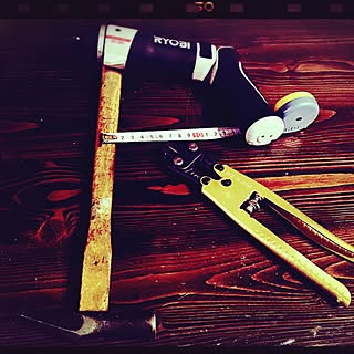 ベッド周り/良いお年をお迎えくださいね°˖✧/DIY/道具たち/ドリルドライバー...などのインテリア実例 - 2015-12-31 23:16:50