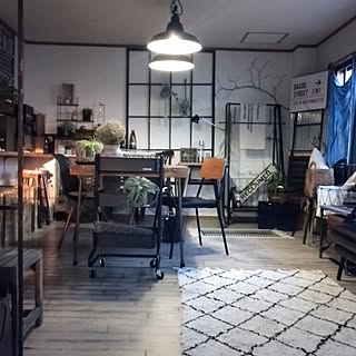 部屋全体/いいね&フォローありがとうございます☆/賃貸でも諦めない!/バスケットトローリー/ラグマット...などのインテリア実例 - 2017-06-22 21:27:55