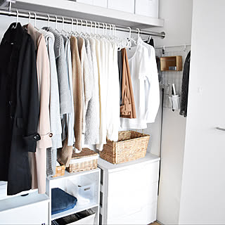 ベッド周り/無印良品/クローゼット/100均/ニトリ...などのインテリア実例 - 2019-11-07 21:32:32