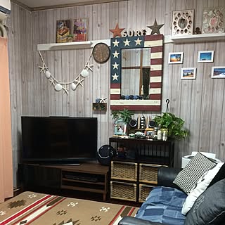 賃貸 西海岸インテリアにしたい のインテリア レイアウト実例 Roomclip ルームクリップ