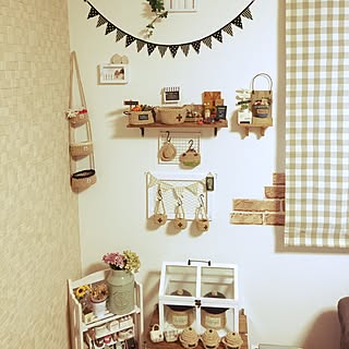 壁/天井/雑貨/ハンドメイド/mapleさん作品/kusuttoさん作品...などのインテリア実例 - 2016-09-20 17:52:40