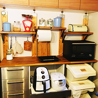 棚DIY/IKEA創作棚/創作棚/IKEA/ピラーブラケット...などのインテリア実例 - 2019-07-24 20:45:26