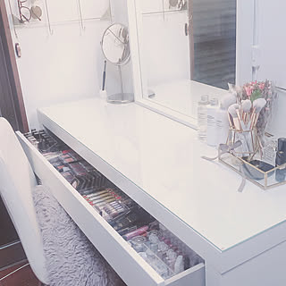無印良品/IKEA/ドレッサー/机のインテリア実例 - 2020-02-24 23:58:20