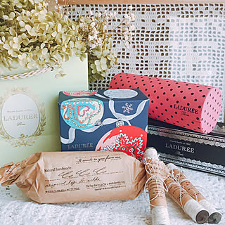 バス/トイレ/箱好き♡/ラッピング難しい(><)/パケ買い/tensmileちゃんのアナベル/ラッピングも勉強したいな〜...などのインテリア実例 - 2018-08-25 19:31:07