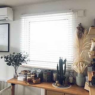 ダイニング横/ユーカリ/ダミーブック/パンパスグラス/キャンドルホルダー...などのインテリア実例 - 2020-02-21 08:27:16