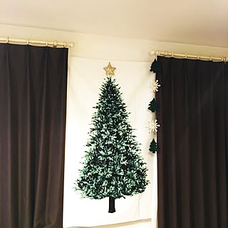 リビング/星/クリスマス/ツリータペストリー/トーカイ...などのインテリア実例 - 2016-11-05 17:54:47