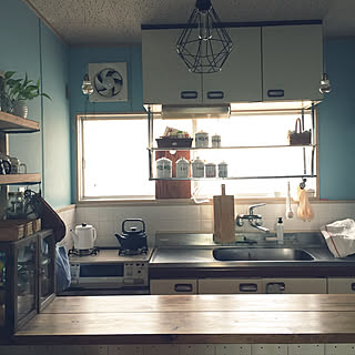 キッチン/レトロ/DIY/平屋/野田琺瑯...などのインテリア実例 - 2017-08-04 15:40:08