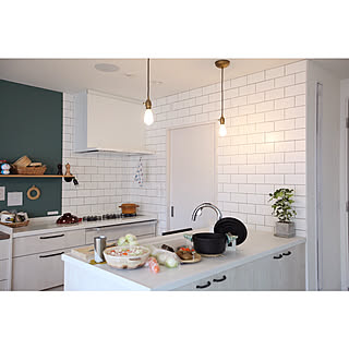 サブウェイタイル 人工大理石のインテリア実例 Roomclip ルームクリップ