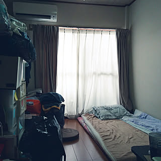 部屋全体/1K ひとり暮らし/汚部屋からの脱出/汚部屋を(一応)片付けました/汚部屋をどうにかしたい...などのインテリア実例 - 2019-07-19 16:14:13