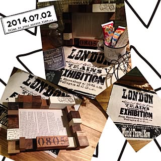 棚/ブログやってます♡/フェイク仲間☆/端材クラブ/恐縮です>_<...などのインテリア実例 - 2014-07-02 17:49:15