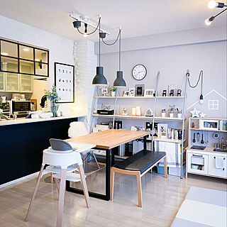 ペンダントライト/ベンチ/ベビーチェア/猫と暮らす/子供と暮らす...などのインテリア実例 - 2020-01-21 12:57:09