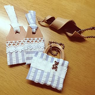 キーホルダー/ストラップ/革/ハンドメイド/レース...などのインテリア実例 - 2013-02-25 19:03:21