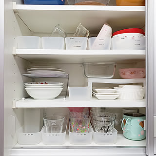 キッチン/無印良品/収納/ニトリ/食器棚の中...などのインテリア実例 - 2019-09-15 21:06:35