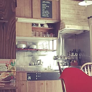 キッチン/キッチン/セリア/カフェ風に憧れる。/男前...などのインテリア実例 - 2015-10-21 17:31:50