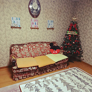 クリスマス飾り マリメッコペーパーナプキン のインテリア実例 Roomclip ルームクリップ
