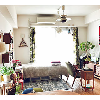 ヴィンテージカーテンのインテリア実例 Roomclip ルームクリップ