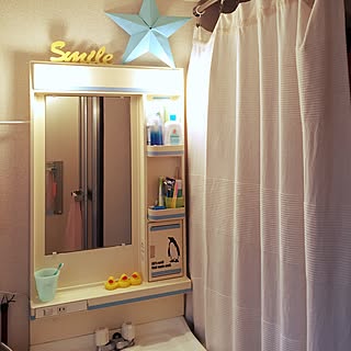バス/トイレ/キャンドゥのインテリアシート/mtマスキングテープ/洗面所/ティンバースター...などのインテリア実例 - 2015-05-19 14:34:47