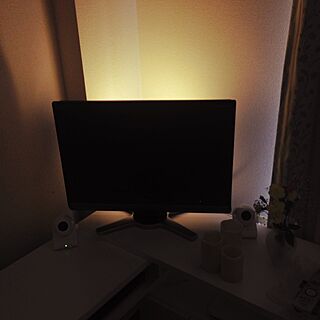 間接照明 テレビ裏のインテリア実例 Roomclip ルームクリップ