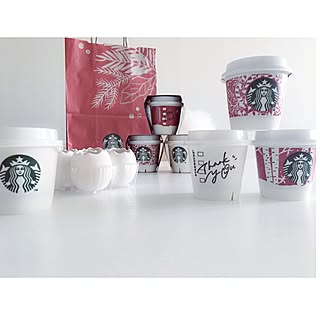 キッチン/スタバプリン/STARBUCKS COFFEE/クリスマス/モノトーンインテリア...などのインテリア実例 - 2016-11-11 12:53:56