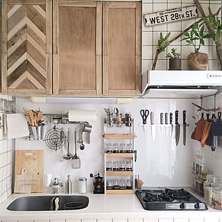 マグネットナイフラックのインテリア実例 Roomclip ルームクリップ