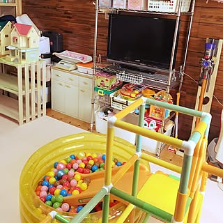 Diy ボールプールのインテリア 手作りの実例 Roomclip ルームクリップ