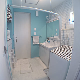洗面所 壁紙のインテリア実例 Roomclip ルームクリップ