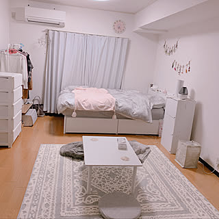 ナチュラル ワンルーム12畳のインテリア実例 Roomclip ルームクリップ