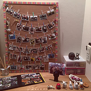 玄関 入り口 コルクボードのおしゃれなアレンジ 飾り方のインテリア実例 Roomclip ルームクリップ