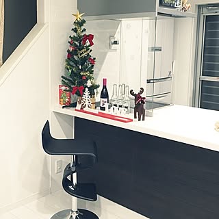 キッチン/バーカウンター/カウンターキッチン/IH/100均...などのインテリア実例 - 2015-12-15 04:45:30