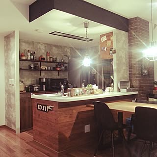 コーナン レンガ壁紙のインテリア実例 Roomclip ルームクリップ