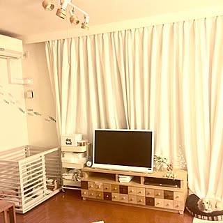 白いテレビのインテリア実例 Roomclip ルームクリップ