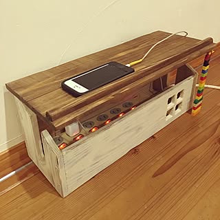 Diy ケーブルボックスのインテリア 手作りの実例 Roomclip ルームクリップ