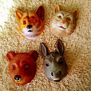 お面 アニマルマスクのインテリア実例 Roomclip ルームクリップ