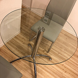 円形ガラステーブルのインテリア実例 Roomclip ルームクリップ