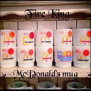 棚/Fire-King/ファイヤーキング/デニムダンガリー/アンティークのインテリア実例 - 2014-11-16 17:42:10