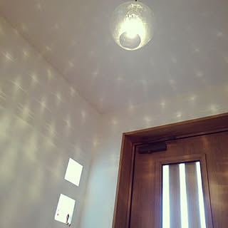 玄関 入り口 キラキラ照明のインテリア実例 Roomclip ルームクリップ