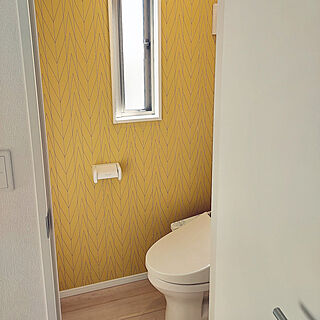 サンゲツ トイレの壁紙の商品を使ったおしゃれなインテリア実例 Roomclip ルームクリップ