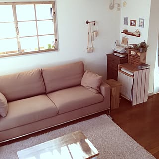 リビング/手作り窓枠/DIY/ナチュラルインテリアのインテリア実例 - 2012-12-07 09:10:55