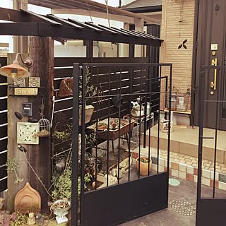 Diy 門扉のインテリア 手作りの実例 Roomclip ルームクリップ