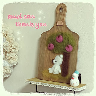 壁/天井/amoi さん素敵便♡/うれしすぎます(о´∀`о)/プレ企画初当選♡のインテリア実例 - 2017-11-19 15:49:22
