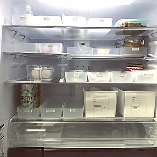 キッチン/整理整頓/冷蔵庫/冷蔵庫の中/100均...などのインテリア実例 - 2017-03-21 16:07:30