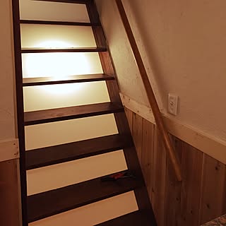 階段diy 階段の蹴込みのインテリア 手作りの実例 Roomclip ルームクリップ