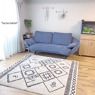 しまむら しまむらラグのインテリア実例 Roomclip ルームクリップ